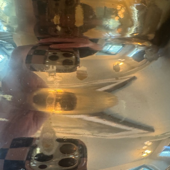 Set of Two West Elm Mercury Glass Hurricanes - Picture 2 of 7